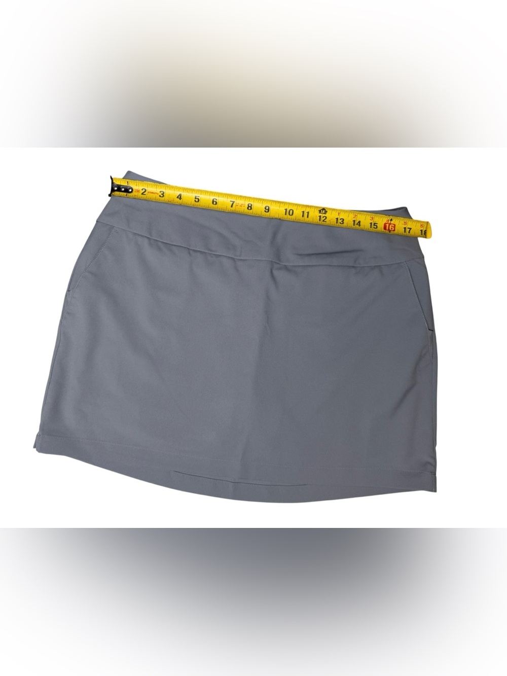 Adidas Gray Performance Skort Tennis Pickleball Golf Athleisure NWT Large - Picture 4 of 10